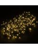 Vánoční LED osvětlení 40 m - teple bílá 400 LED + ovladač - zelený kabel