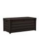 Zahradní úložný box BRIGHTWOOD 455L - hnědý