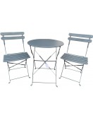 Bistro set, šedý
